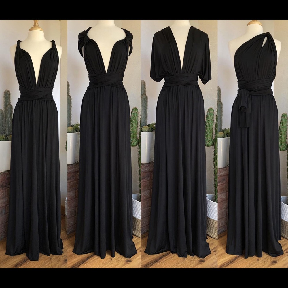 Black infinity dress